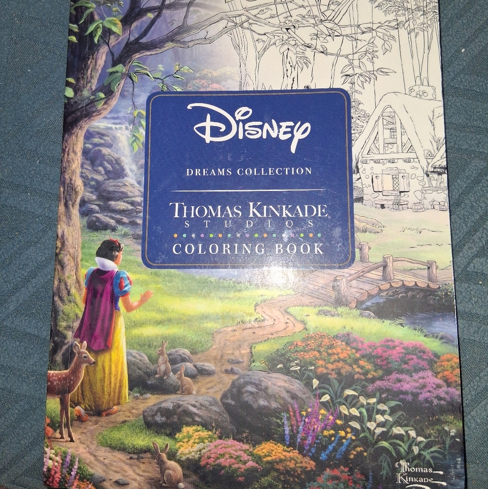 Disney Dreams Collection Coloring Book - Thomas Kinkade New